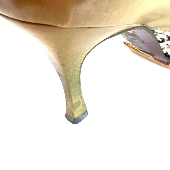 Dolce & Gabbana Houndstooth Heels - Made in Italy 37 - Picture 7 of 12